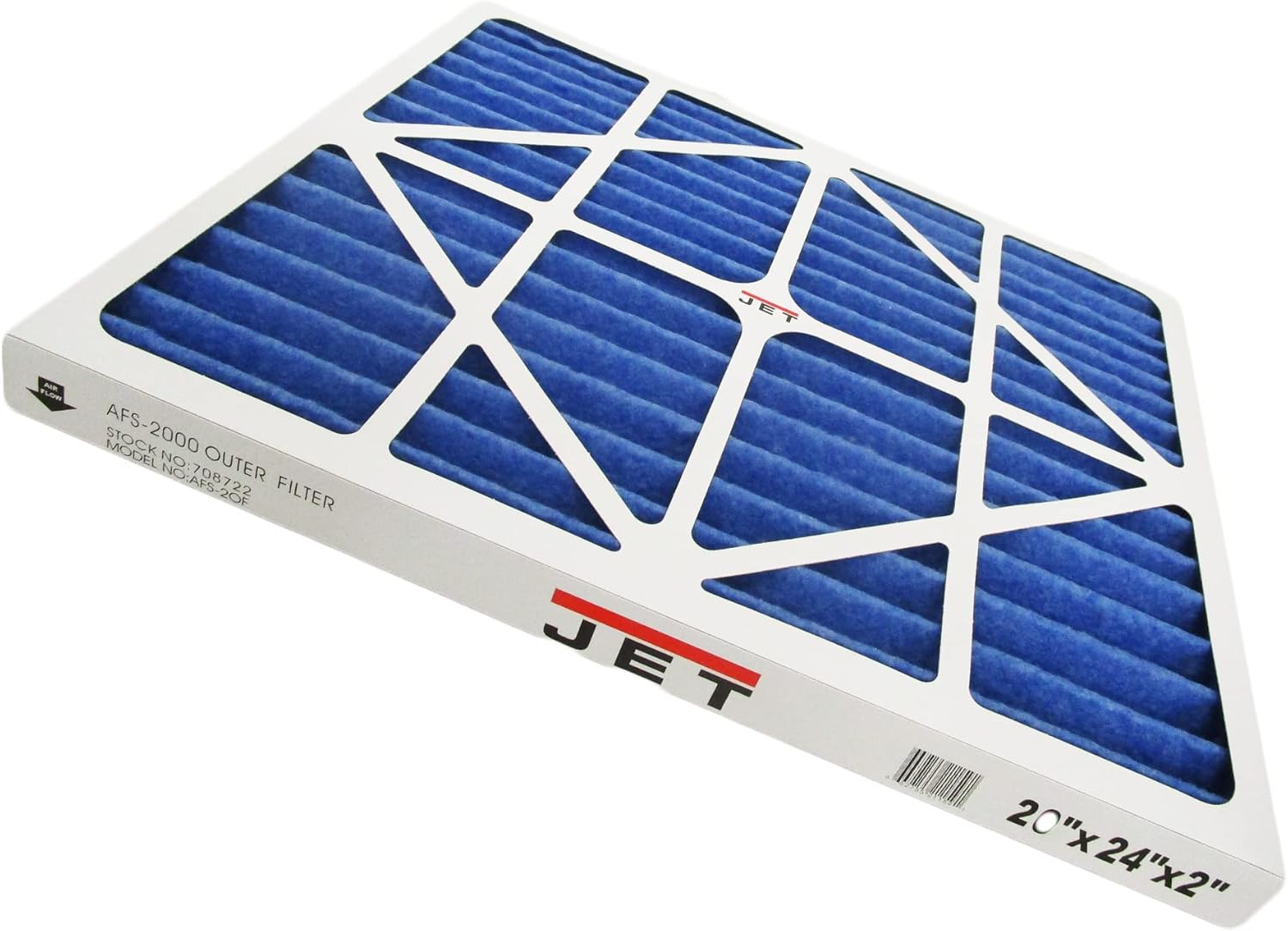 JET 20x24x2 Electrostatic Outer Air Filter, fits AFS-2000 (708722)