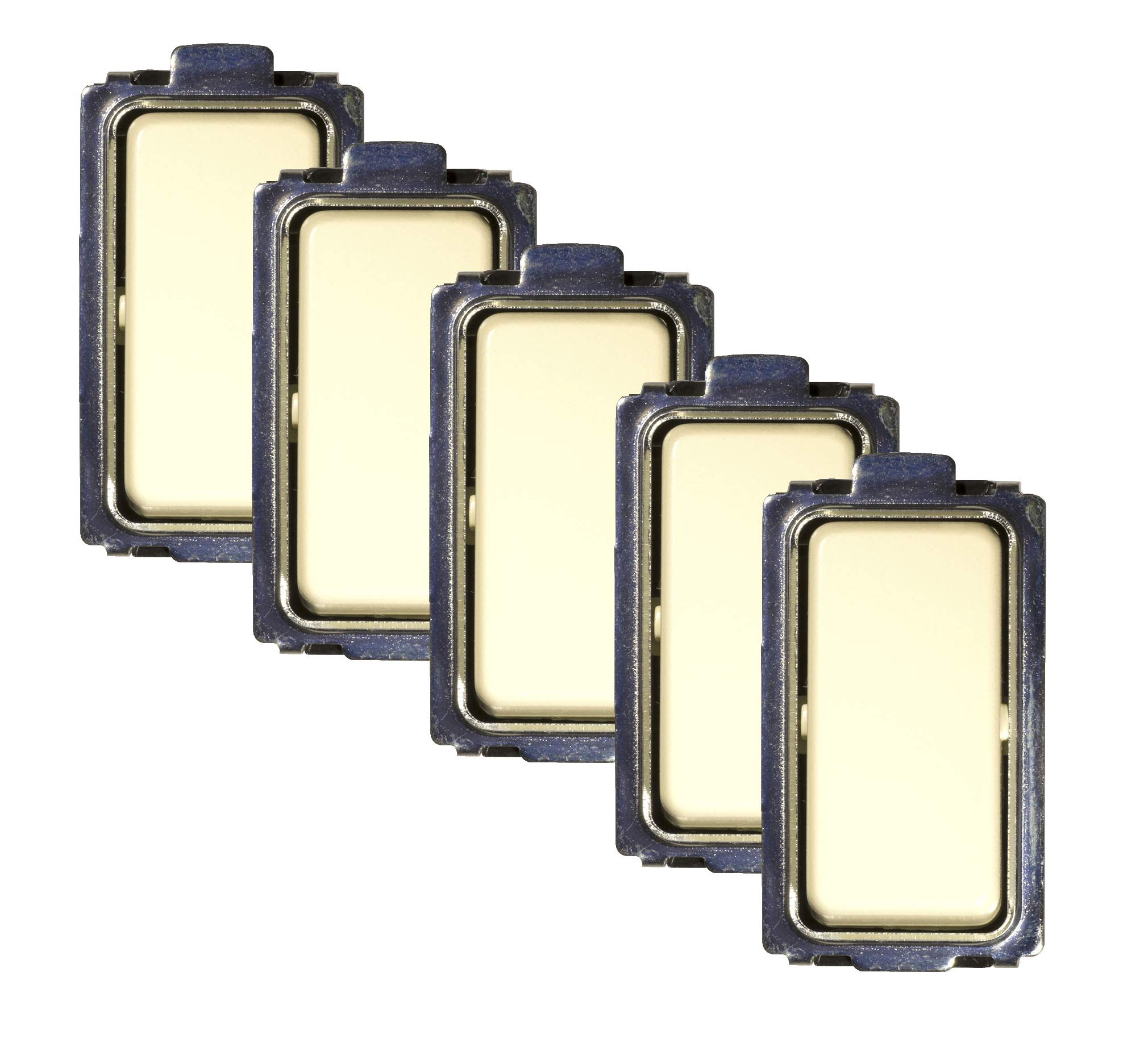 FEB2003POL - Pack of 5 Single Pole Switches 10A 250V