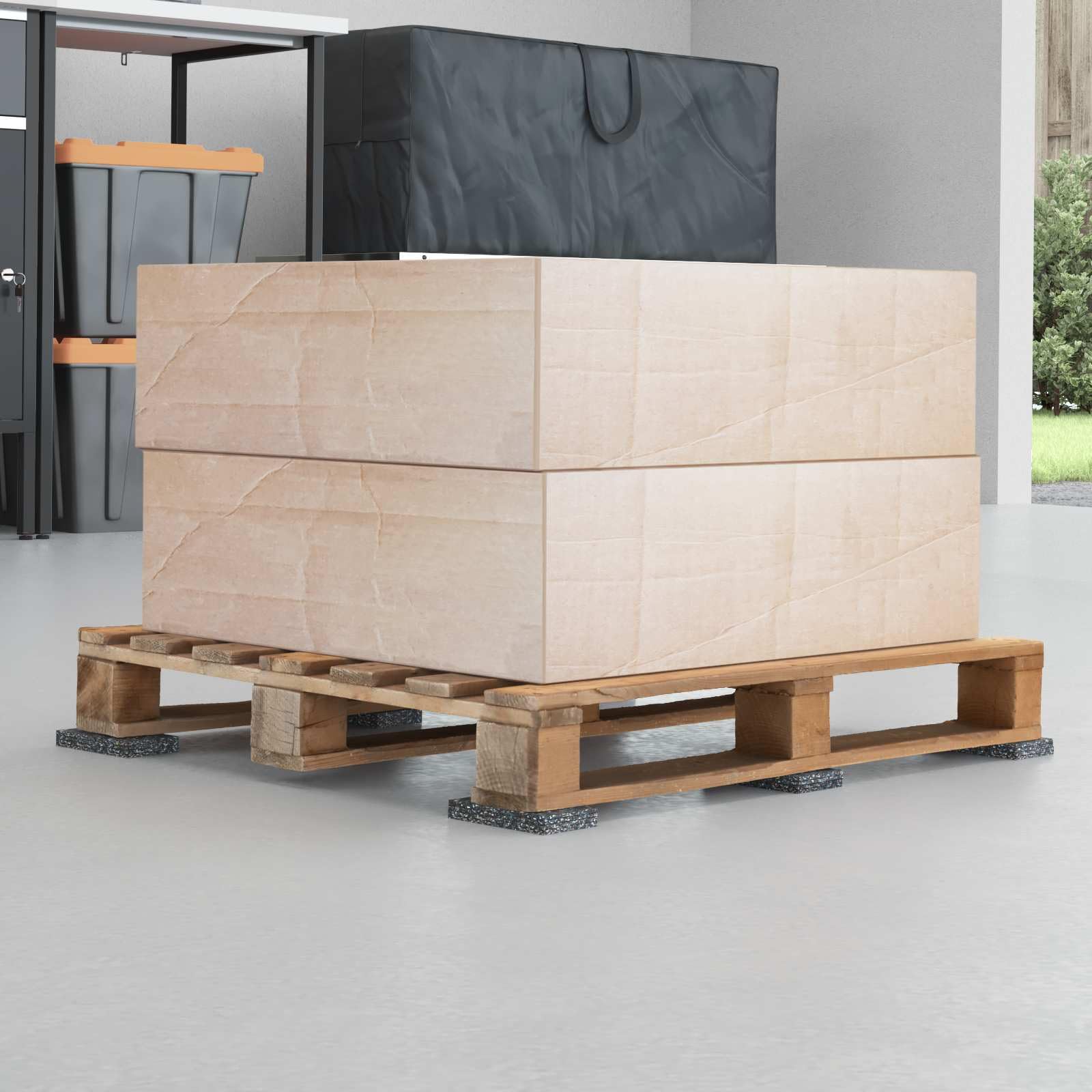 Rotolo di granulato di gomma nero, 500 x 10 x 0,3 cm, in gomma, durevole, elastico, antiscivolo, per ufficio, casa, scuola, fai da te, per fissare, raggruppare e organizzare