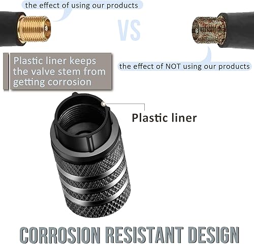 Miniatura 2 de HEEDZ 4 tapas de válvula de neumático de automóvil, compatibles con Chevrolet Chevy Car Silverado Colorado Suburban Tahoe Malibu Camaro Cruze