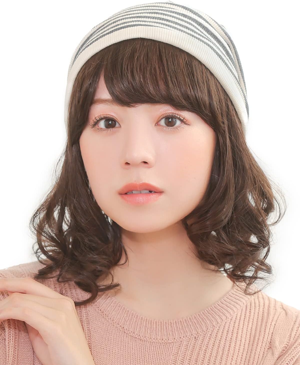 N.B.A.A. アップウィッグブラウンⅡ ヘアアレンジ セット練習用（L-49