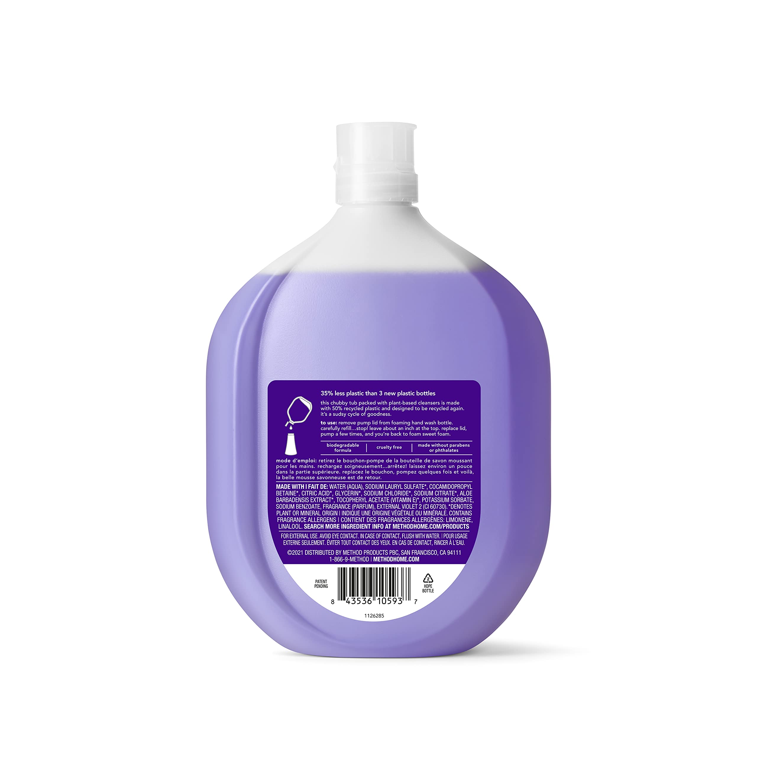 Method Foaming Hand Soap Refill, French Lavender