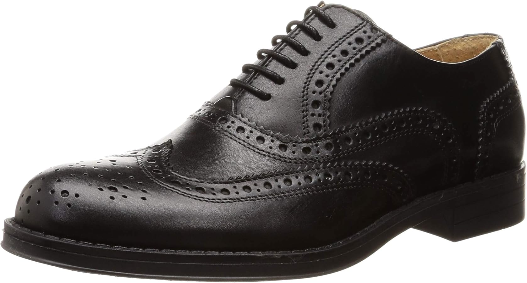 Amazon.com | NADEMO(ナデモ) Men's Wingtip Oxford, Black