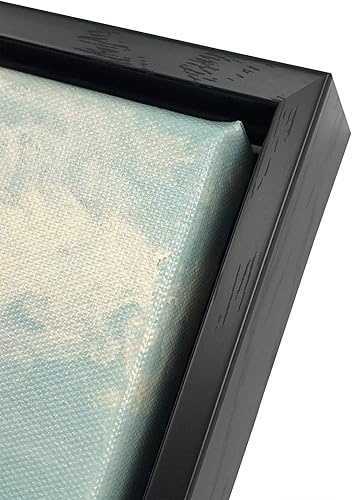 Miniatura 9 de Wieco Art Lienzo enmarcado para pared, diseño de paisaje marino en Saintes Maries por Vincent Van Gogh, impresiones de lienzo giclée modernas,