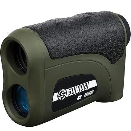 SG SURGOAL Range Finder 6X Magnification 1600 Yards Waterproof Laser Rangefinder with Slope Compensation Outdoor Distance Measurement for Hunting Golfing Shooting