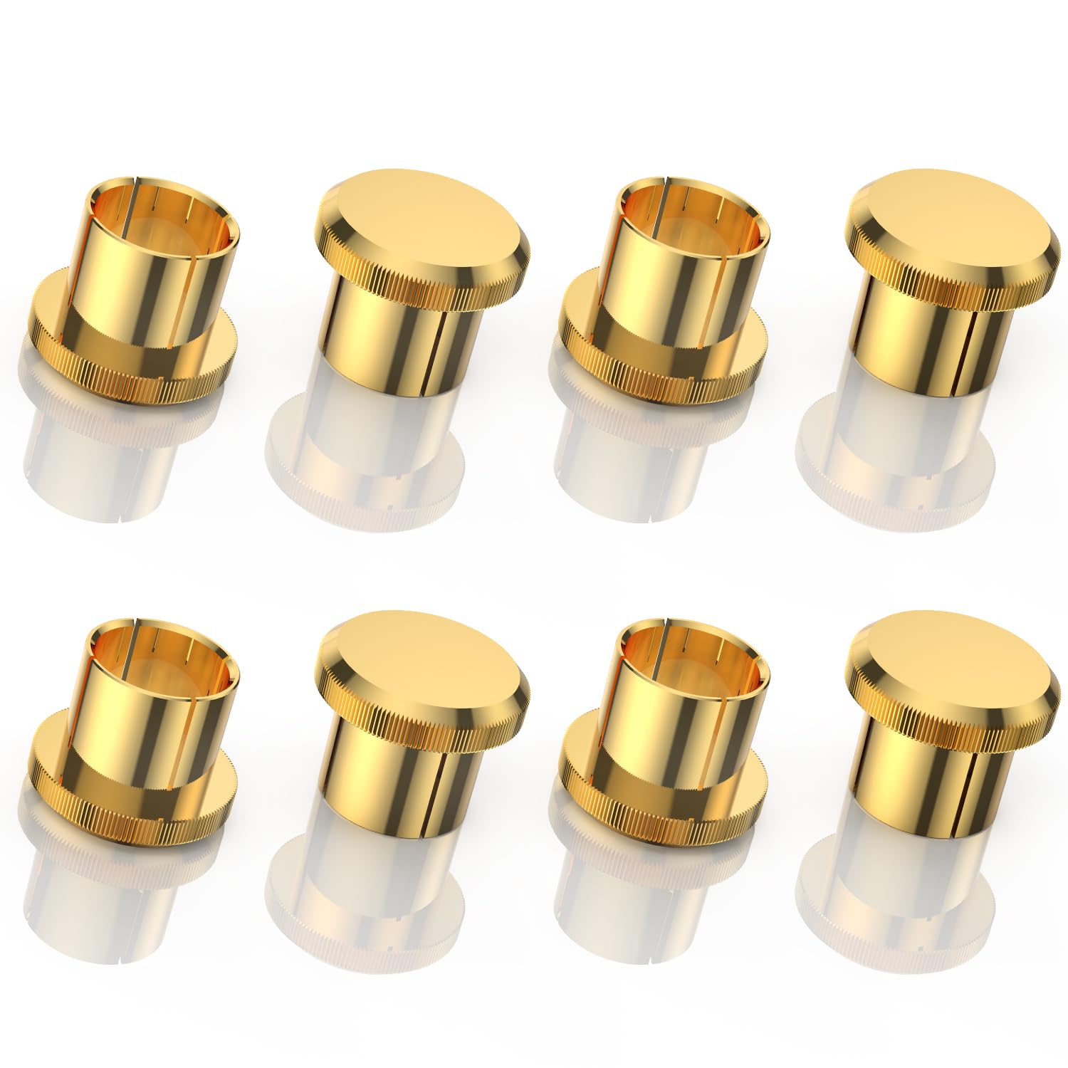 Tertullus 8 Pcs Rca Noise Stopper Dust Proof Cap Protector Cover Shielding Cap, RCA CAPS-02