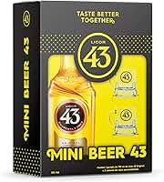 Kit Licor 43 Garrafa 700 ml + 2 Mini Canecas em Vidro