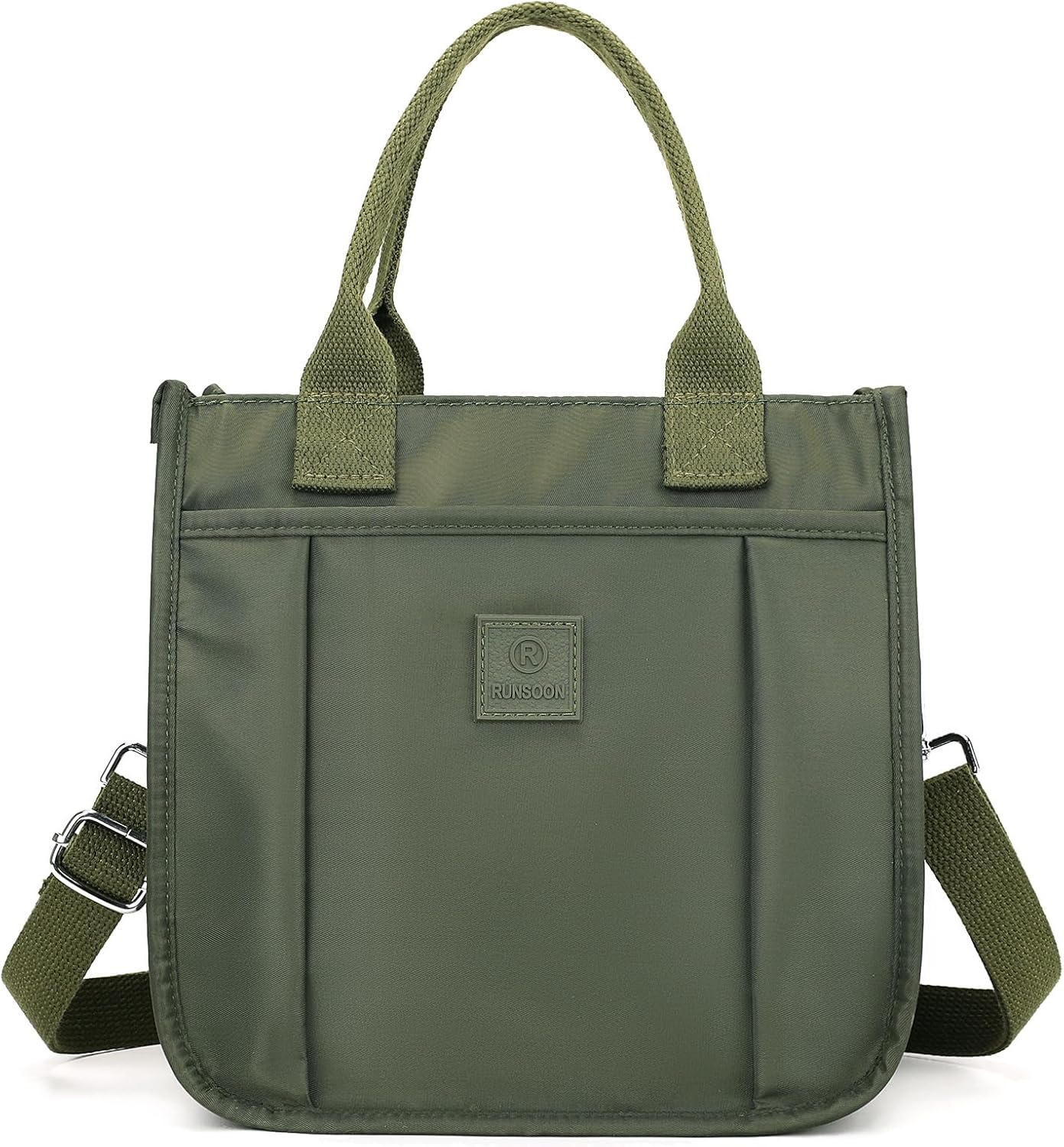 Cute Small Tote Bag for Women with Zipper Multi Pockets, Mini Crossbody Purse Tote Handbags for Work Travel Beach