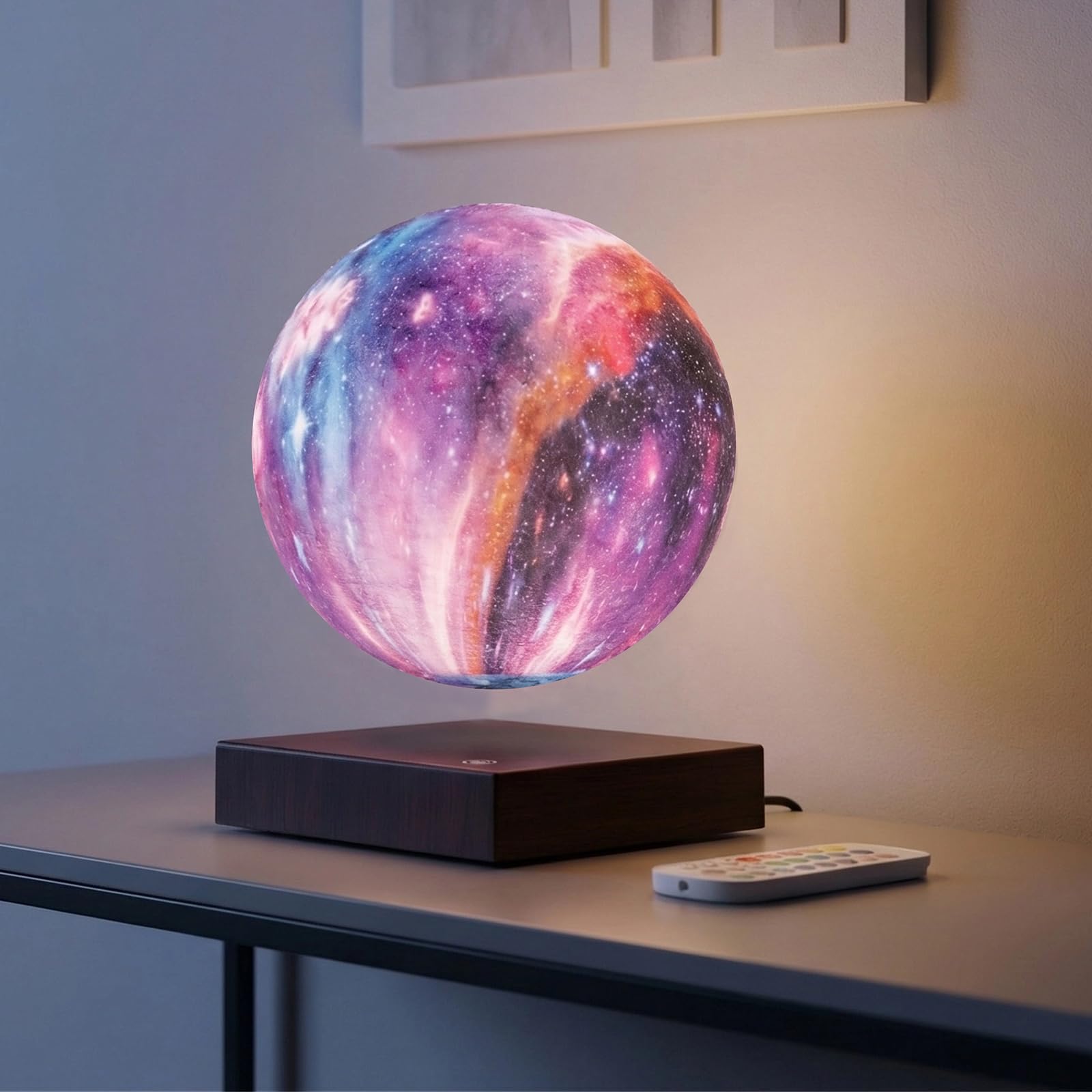 Levitazione Magnetica Luna Lampada Globo Luce Notturna Galleggiante 3D Luna LED Luce Colorata per Casa Decorazione Lampada Da Tavolo