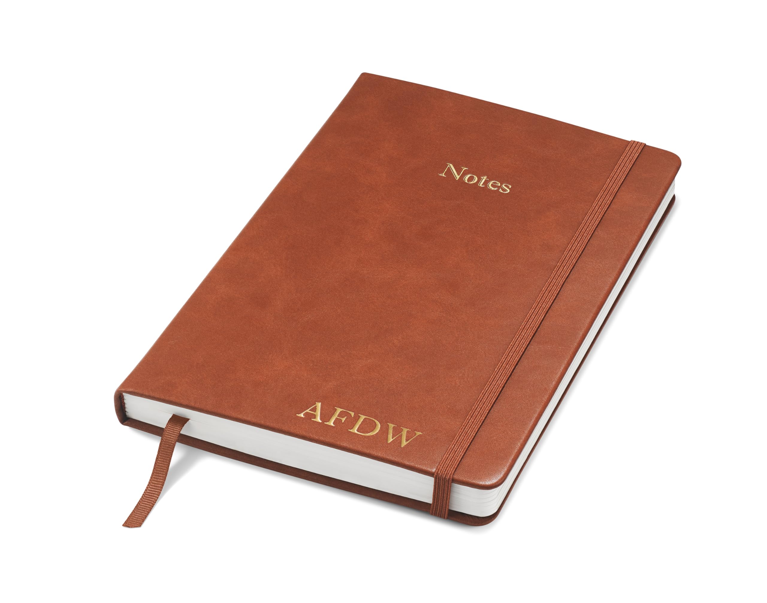 Wykeham's Executive Notebook – A5 – Personalisation Available (Personalised Chestnut – Lined)