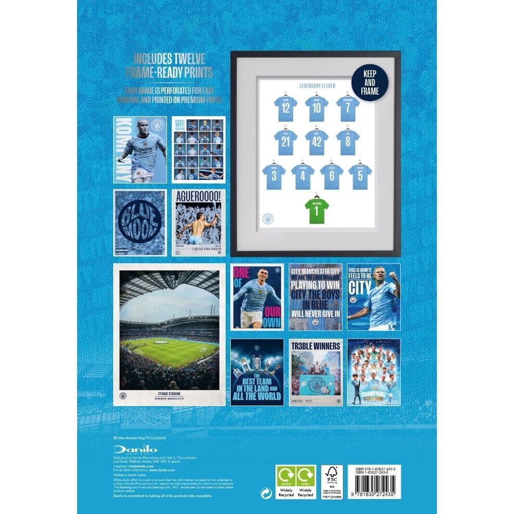 Carnet Classique Manchester City FC - Neuf - Reliure - D300z