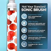 Vista 160 de Cepillo de dientes eléctrico Pop Sonic (plata metálica) – Cepillos de dientes de viaje con batería AAA Cepillos de dientes eléctricos para niños