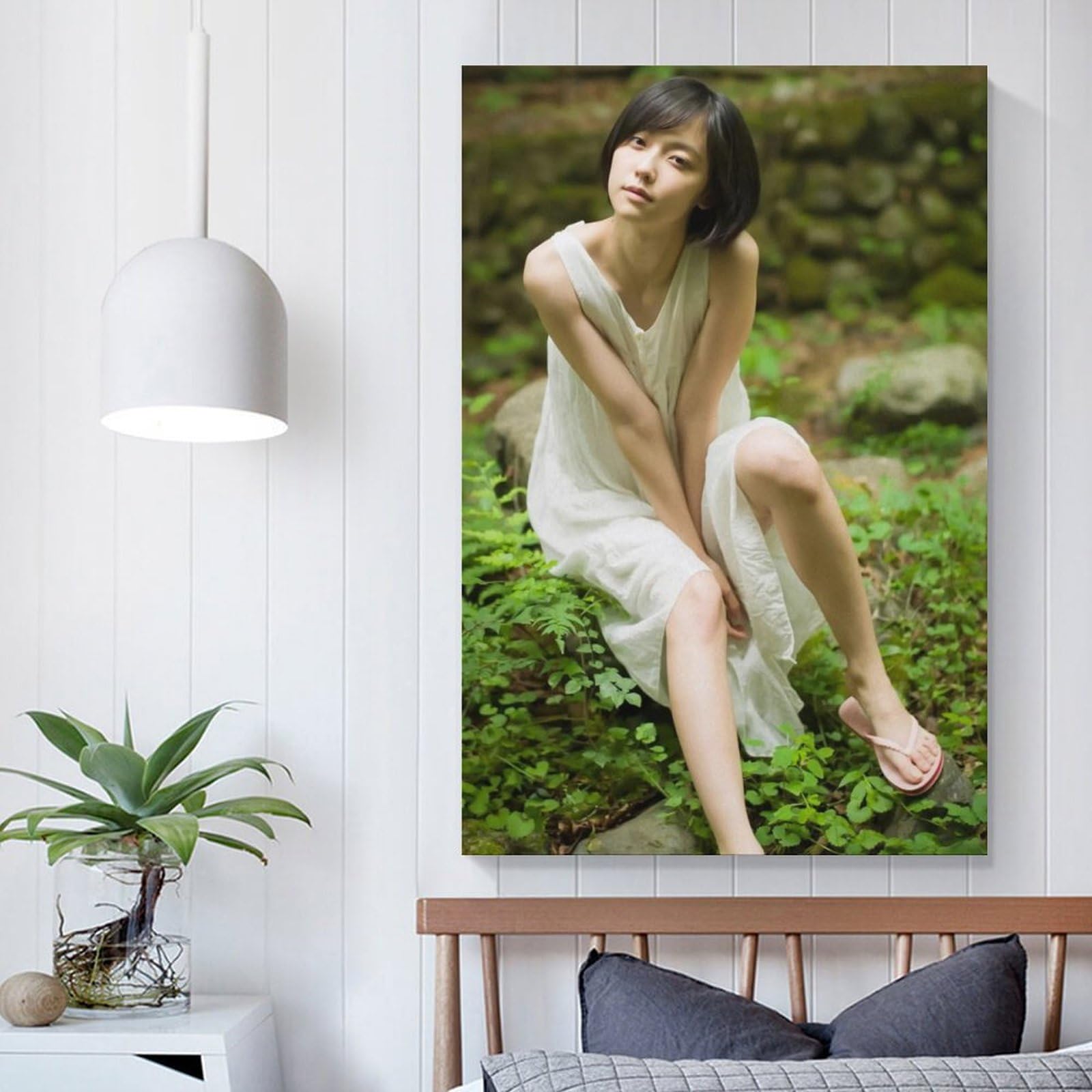 Amazon.co.jp: Konatsu Kato Wall Art Canvas Print Living Room