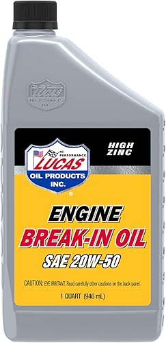 Lucas Oil 10635 20W-50 Aceite de rotura de petróleo, 1 cuarto (32 onzas)