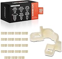 A-Premium 20-Pack Durable Nylon Windshield Washer Hose Clips for Honda CR-V, Accord, Civic, Acura MDX - OE# 16949 Push Pins