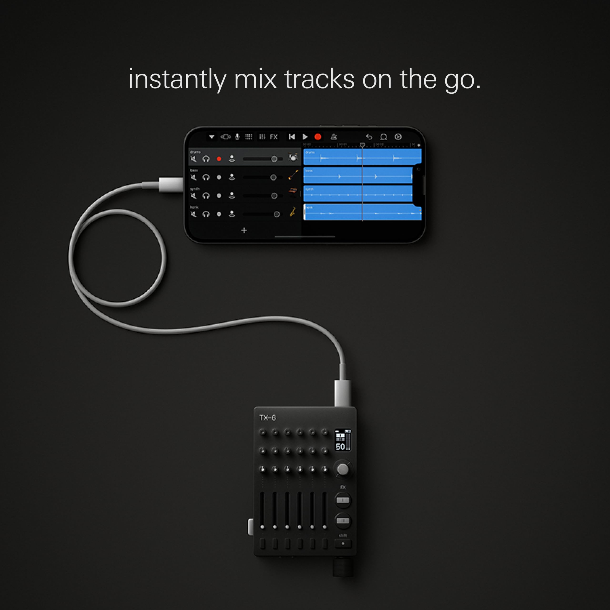 Teenage Engineering-TX-6 black