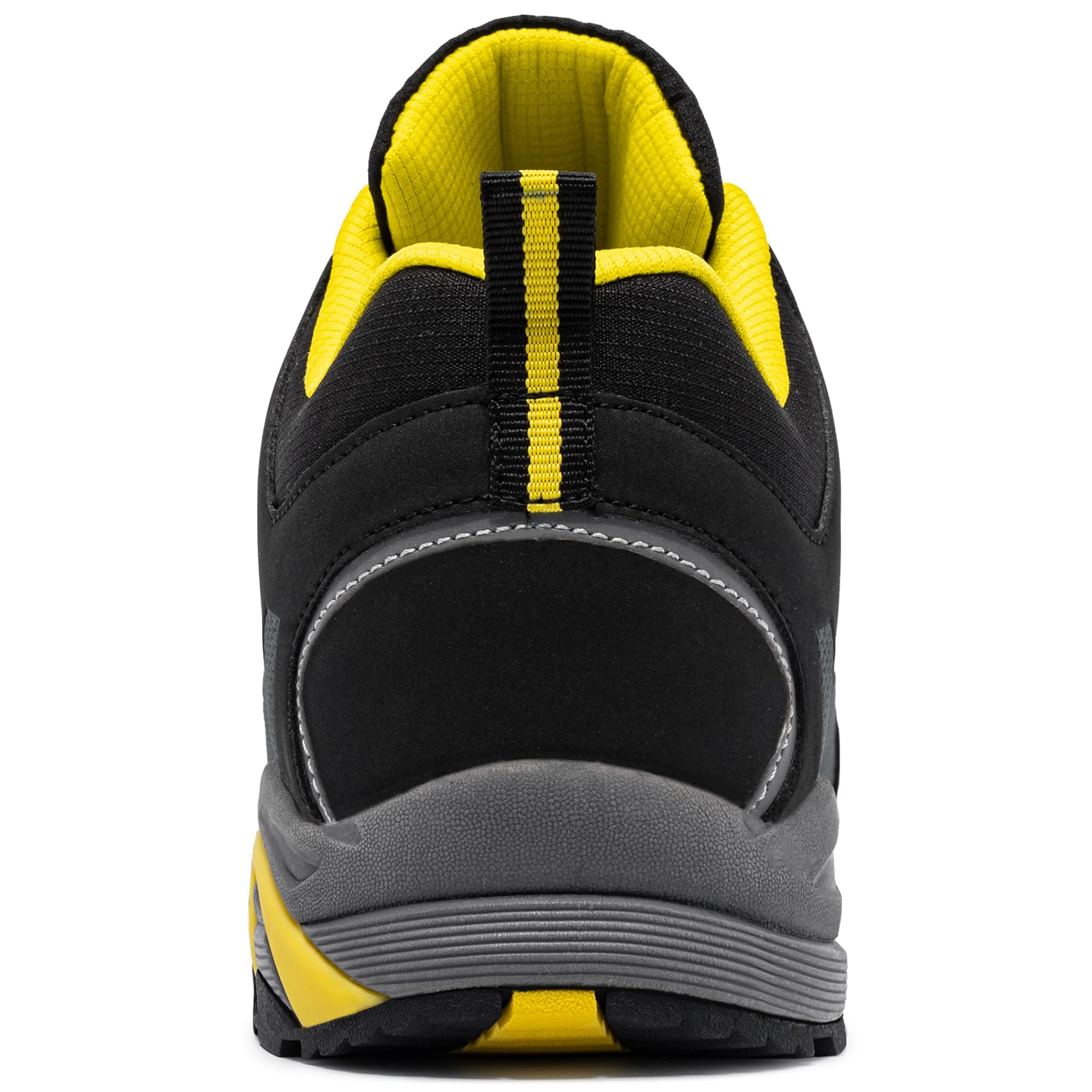 LARNMERN Zapatos de Seguridad Hombre Antiestático Punta de Acero SRC Antideslizante Transpirable Comodos Zapatillas Pies Anchos Cordones Trabajo
