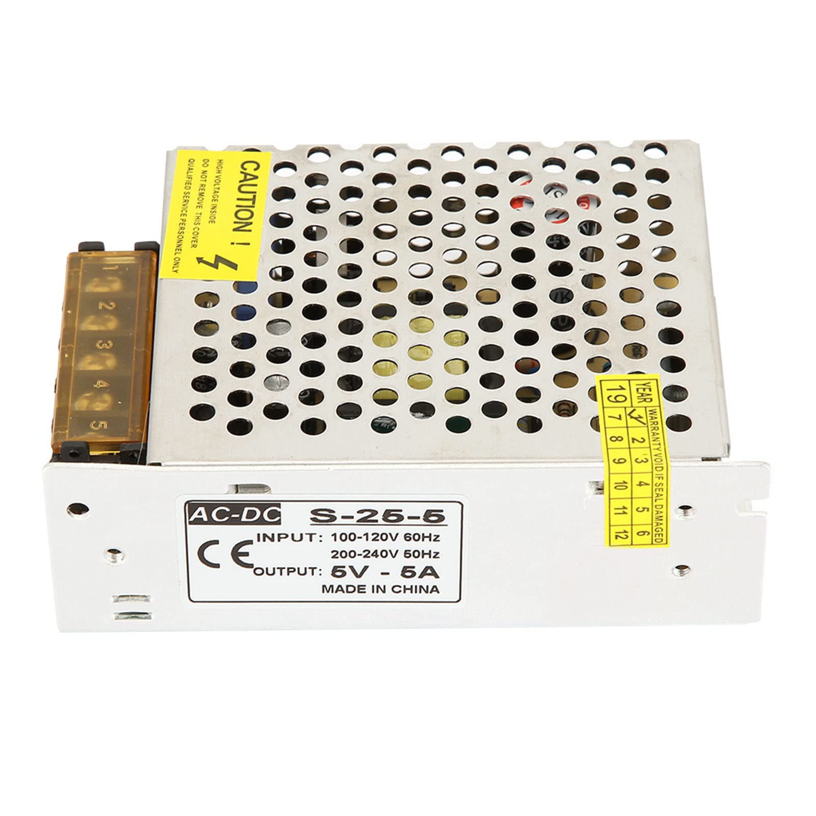 Fuente de Alimentación Conmutada 5V DC, Convertidor de Voltaje 10W/25W, 5V 5A, para Pantalla