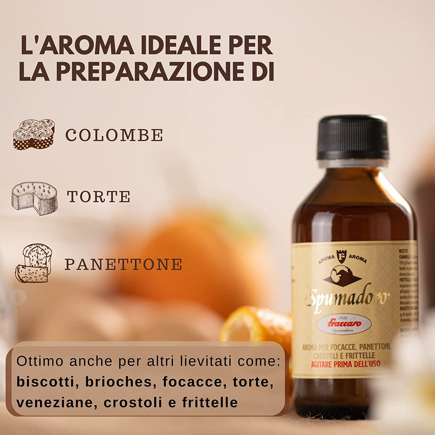 Kit Stampo per Colomba (10x750gr) + Aroma per Colombe Fraccaro (2x100 ml) - Realizza le tue Colombe Preferite direttamente in casa tua (Kit x Stampi + Aromi)