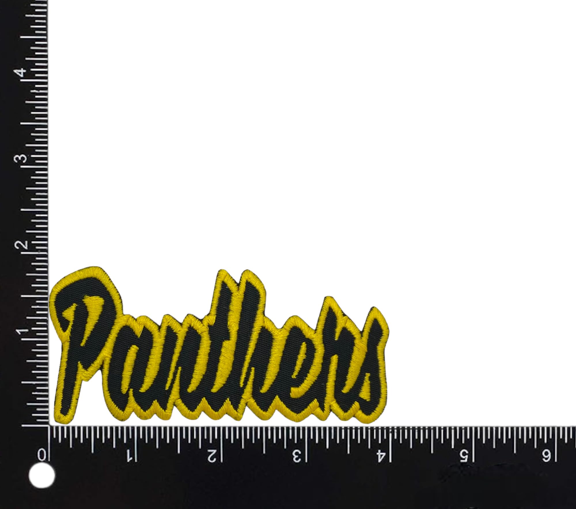 Carolina Panthers Iron On Embroidered Patch Set - 3.5 Inch, Football Team Logo