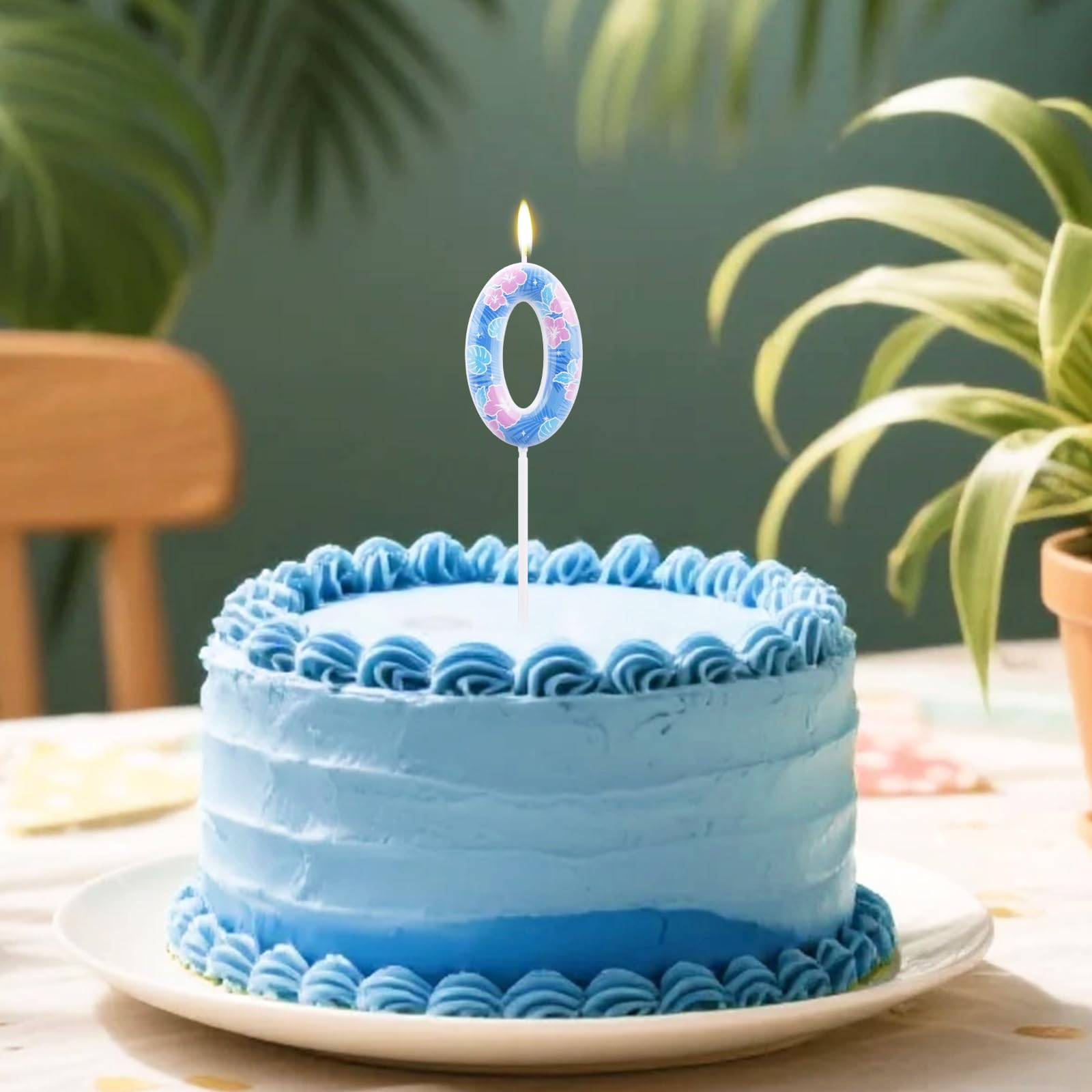 Bougies D'Anniversaire En Forme De Chiffres, Motif Dessin Animé