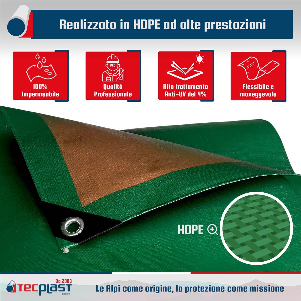 Teloni In Tela Impermeabili E Resistenti - Resistenti Da 10 - Foto 6