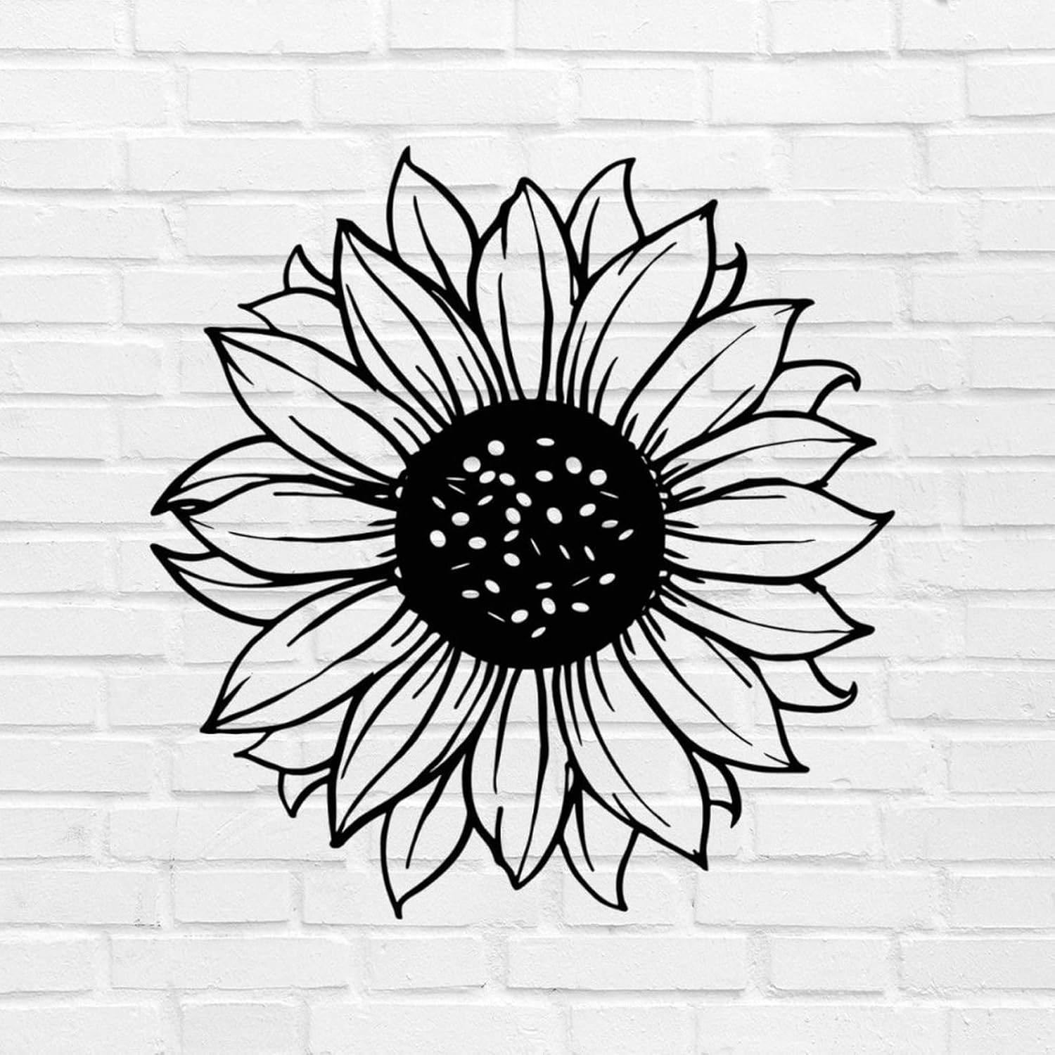 Sunflower Garden Decor Sign Vintage Metal Sign Door Hanger