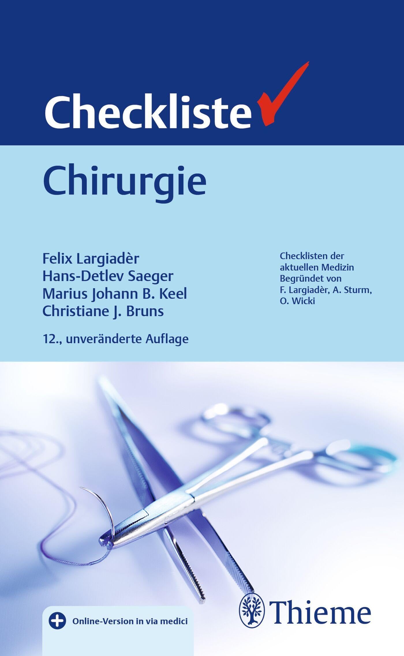 Checkliste Chirurgie (Checklisten Medizin)