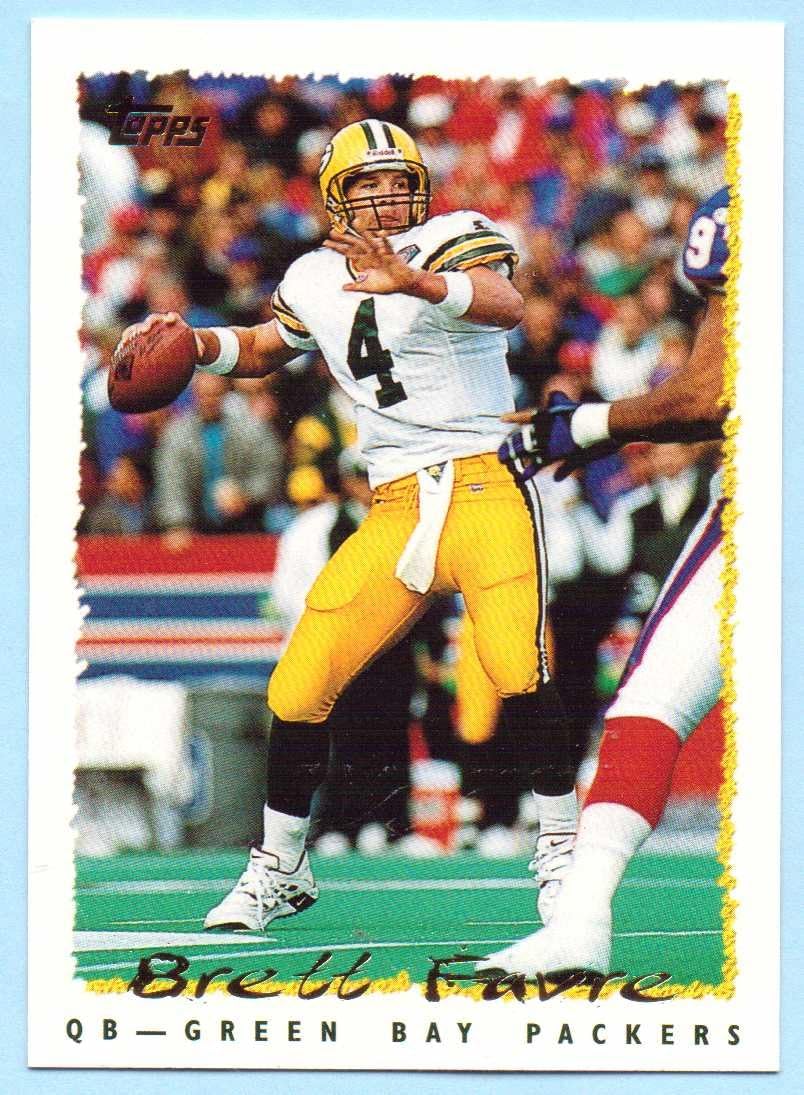 Brett Favre 1995 Topps #345 - Green Bay Packers