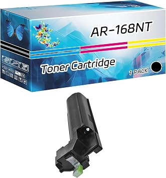 AR-168NT Toner Cartridge Compatible for Sharp AR-156 AR-157 AR-157E AR-157EN Printers, High Yield 9000 Pages, with Chip High-Definition Printing 1 Pack Black