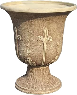 Exaco FM-0071 Sandstone Modena Urn Washed Finish, 18" in H x 16" in W
