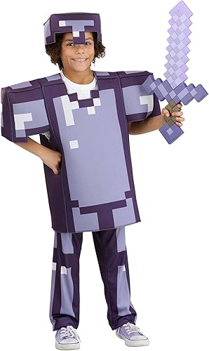 Vista 5 de Minecraft Enchanted Diamond Armor Deluxe - Disfraz infantil