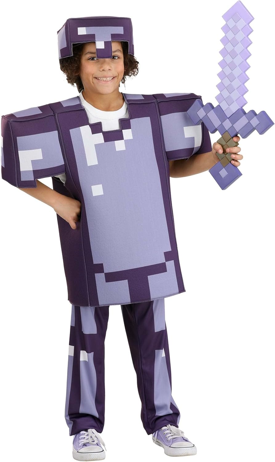 Vista 5 de Minecraft Enchanted Diamond Armor Deluxe - Disfraz infantil