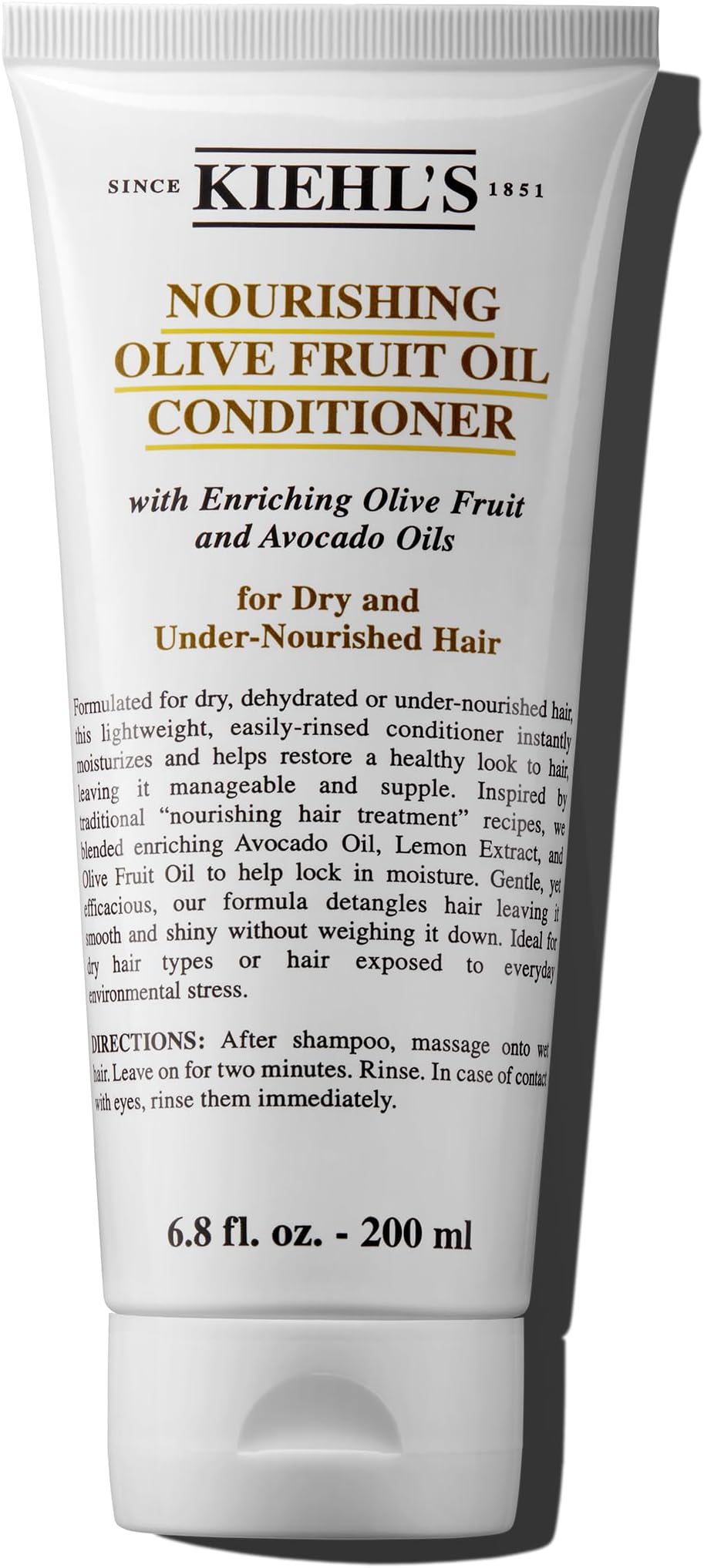 Nourishing Olive Fruit Oil Conditioner, Moisturizing Hair Conditioner for Dry & Damaged Hair, Promotes Shine, Helps Detangle, Lightweight Formula, with Avocado Oil & Lemon Oil