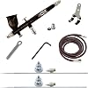 Paasche Airbrush TGX Double Action Gravity Feed Airbrush, Black
