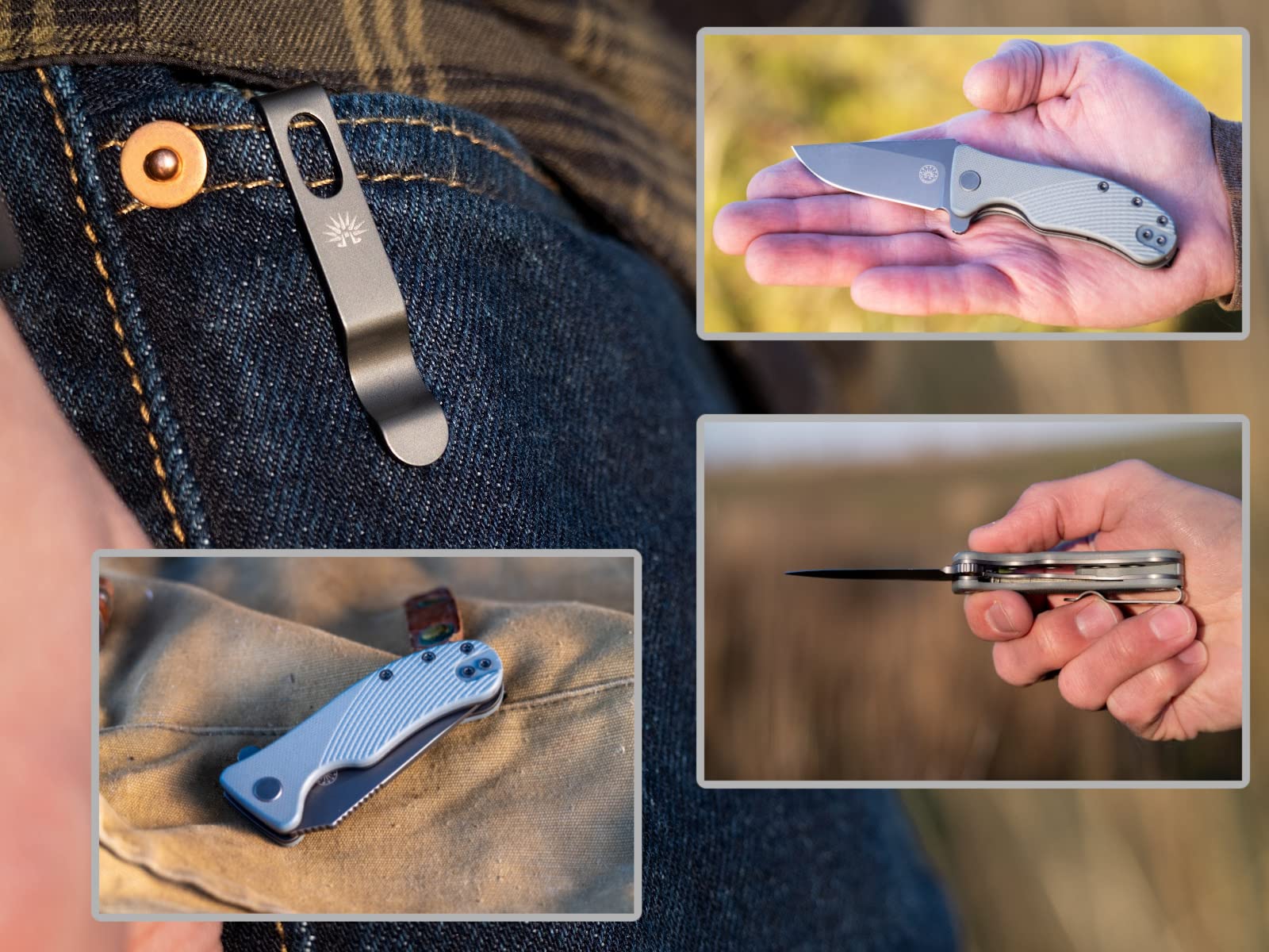 OffGrid Knives Baby Rhino EDC Compact Folding Knife w. Sandvik