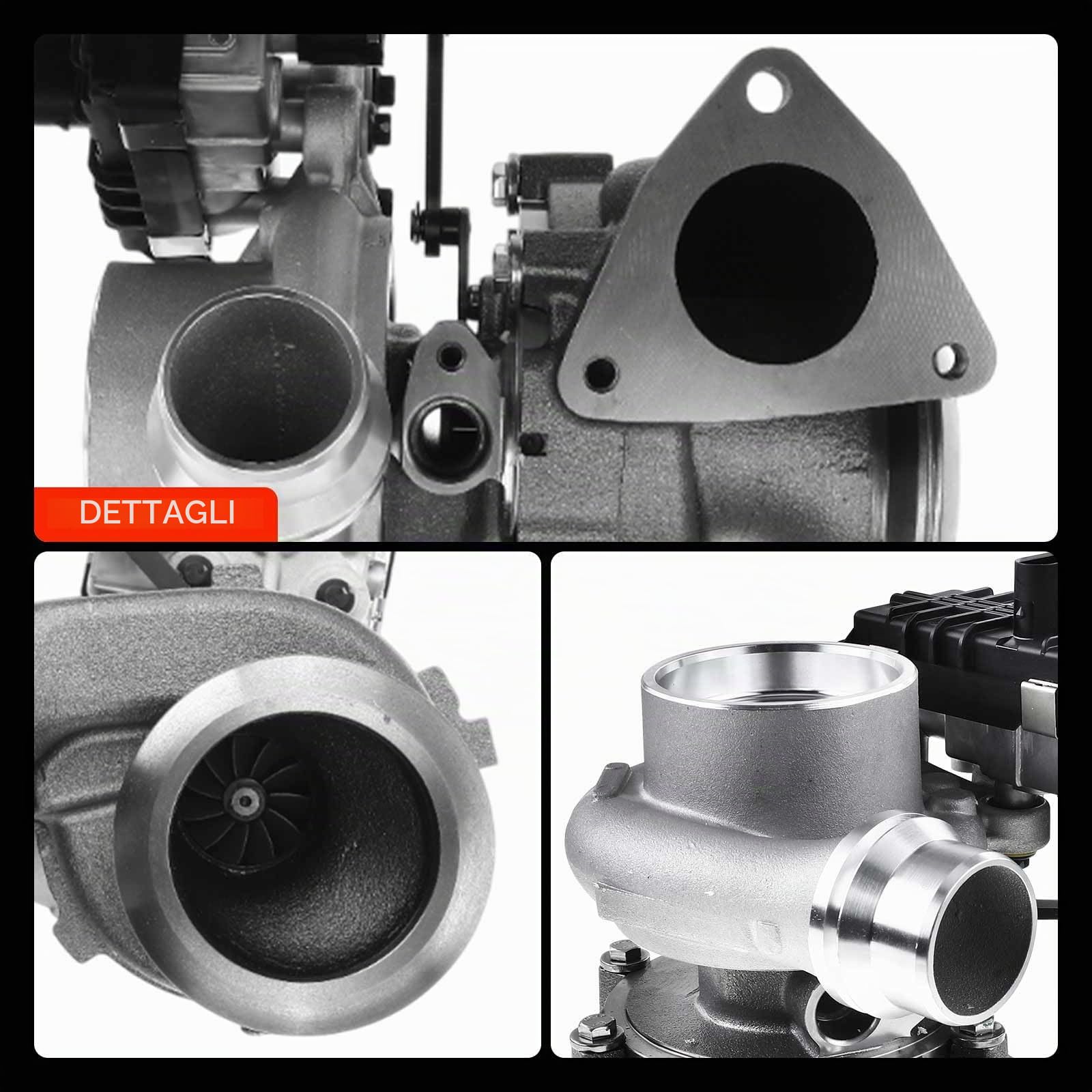 Frankberg Turbocompressore 4933501940 | Compatibile con: XF X260, XF Sportbrake X260, R.a.n.g.e R.o.v.e.r Velar L560, Discovery V L462, F-Pace X761