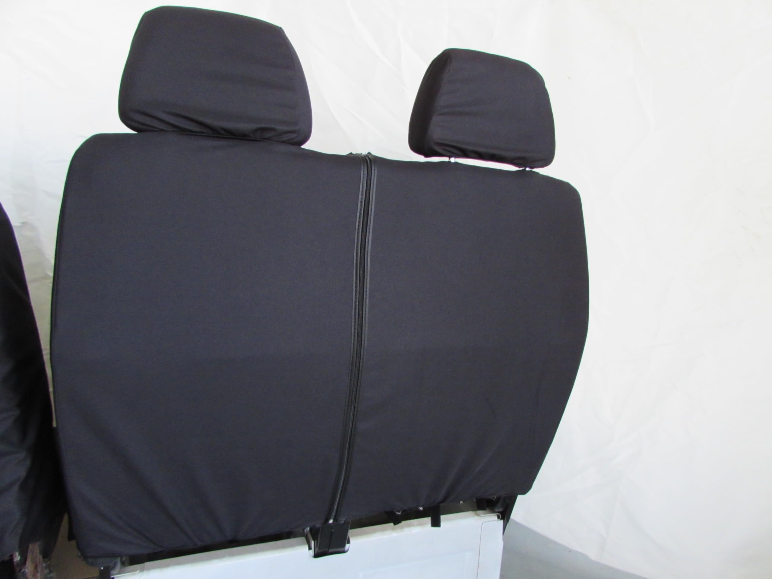 2 + 1 fundas de asiento diseñadas para Mercedes Sprinter Volkswagen Crafter 2006-2018 Velour RED LHD