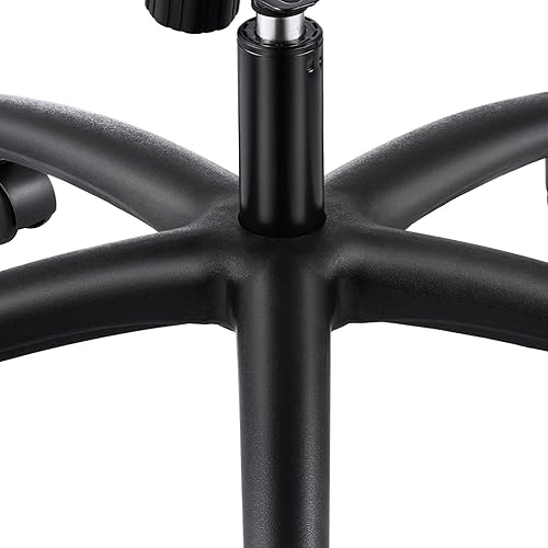 Miniatura 7 de SHZOND Base de silla de oficina de repuesto de 320 libras base giratoria de 28 pulgadas con ruedas negro resistente