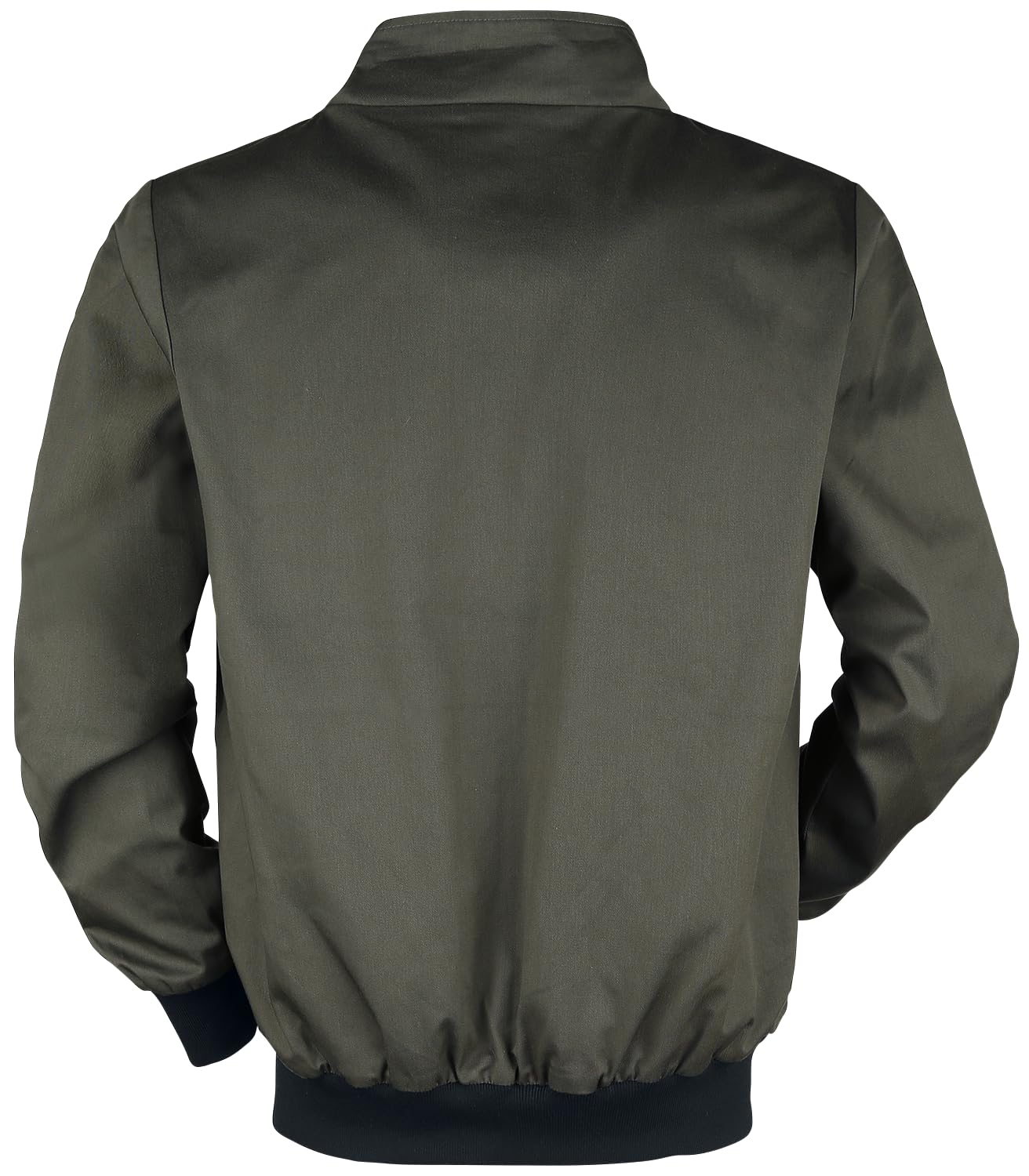 RED by EMP Herren Khaki Übergangsjacke mit Stehkragen