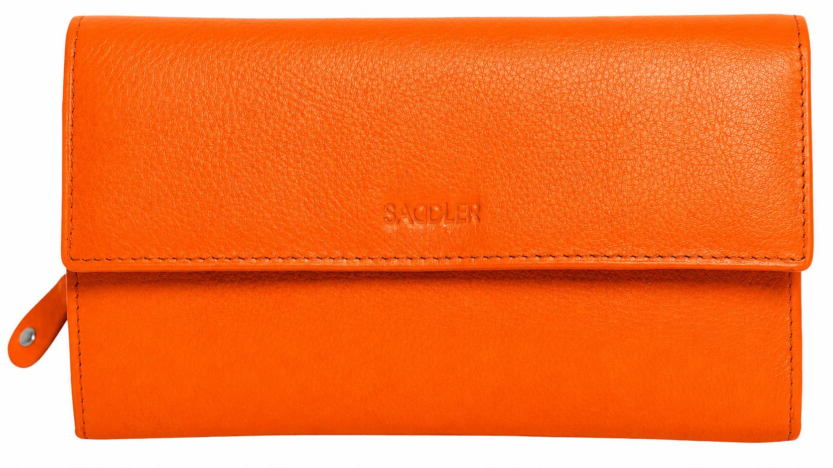 SADDLER Ellen - Portafoglio grande in vera pelle RFID da donna, lussuoso pochette con 20 scomparti per schede, tasca portamonete con cerniera e scatola regalo, elegante organizer per viaggi, contanti
