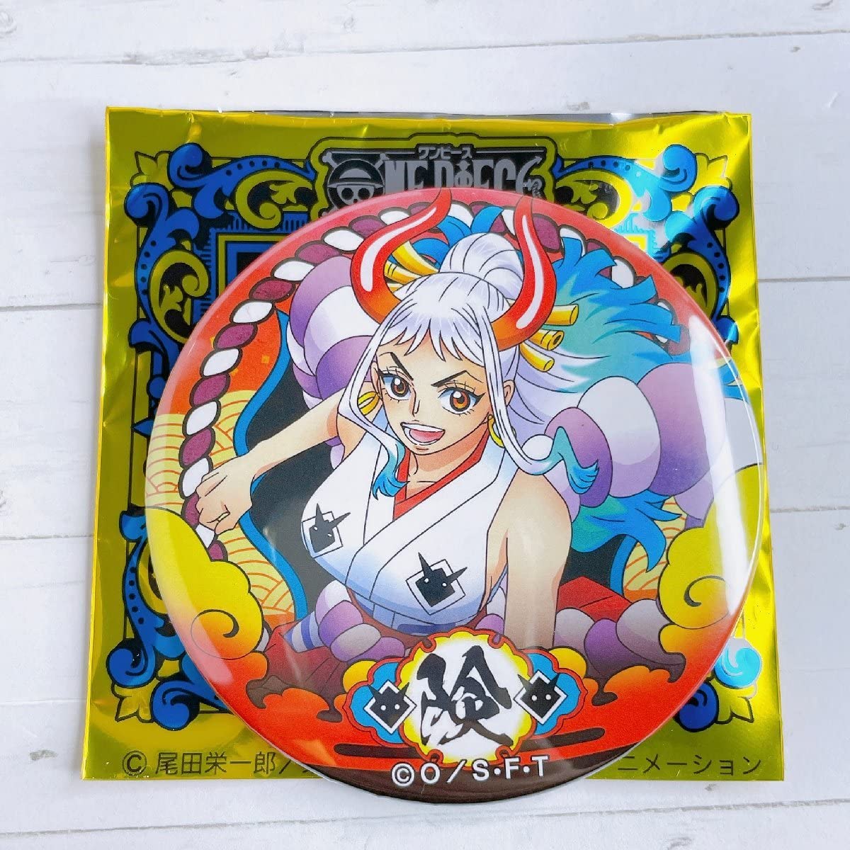 ヤマト ワンピース フィギュア 缶バッジ カード