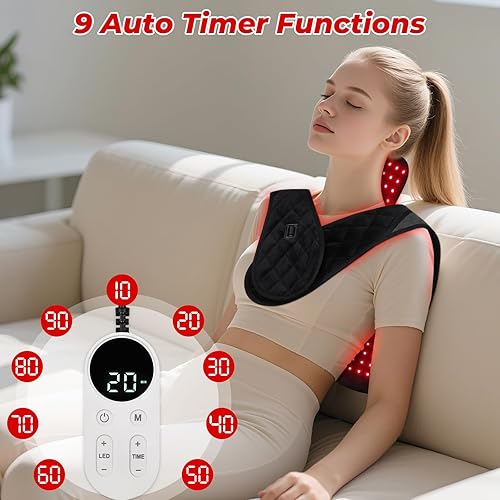 Miniatura 7 de Lavadora práctica de tamaño completo 660nm y 850nm para, con control remoto LED de temperatura ajustable