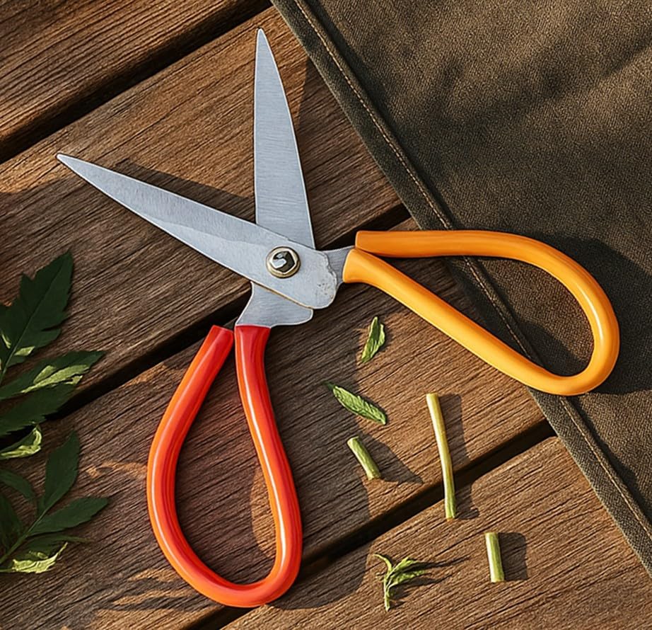 Ugaoo Straight Blade Cutter- D Handle (Garden Scissors) | Garden Plants Leaf & Flower Cutting Trimming Scissor