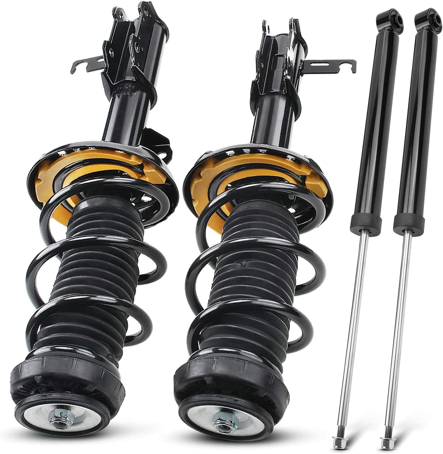 APremium Set (4) Front and Rear Complete Strut & Coil Spring Assembly