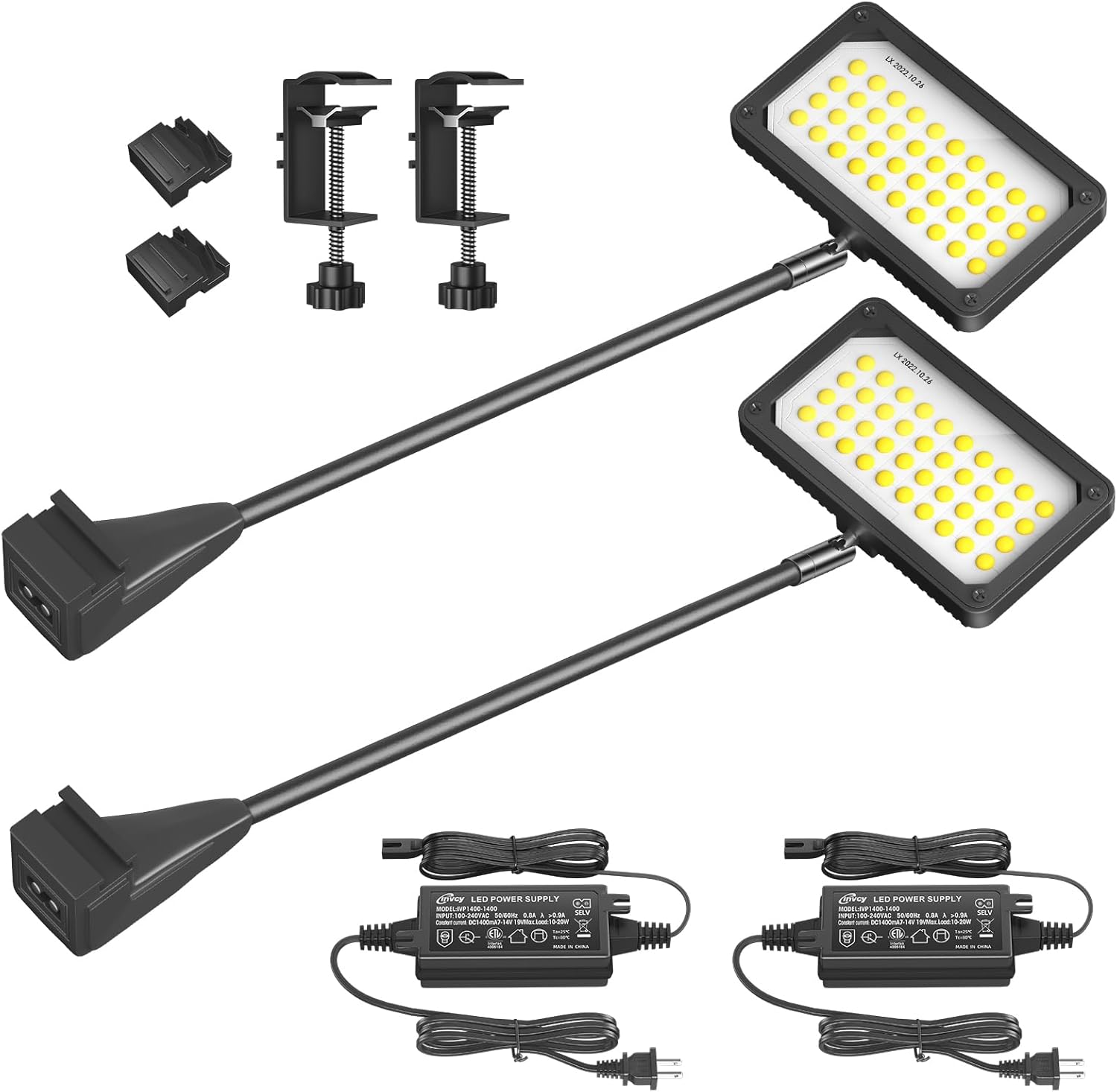 HitLights Trade Show Lights 2Pcs COB LED Display Lights 14V 20W