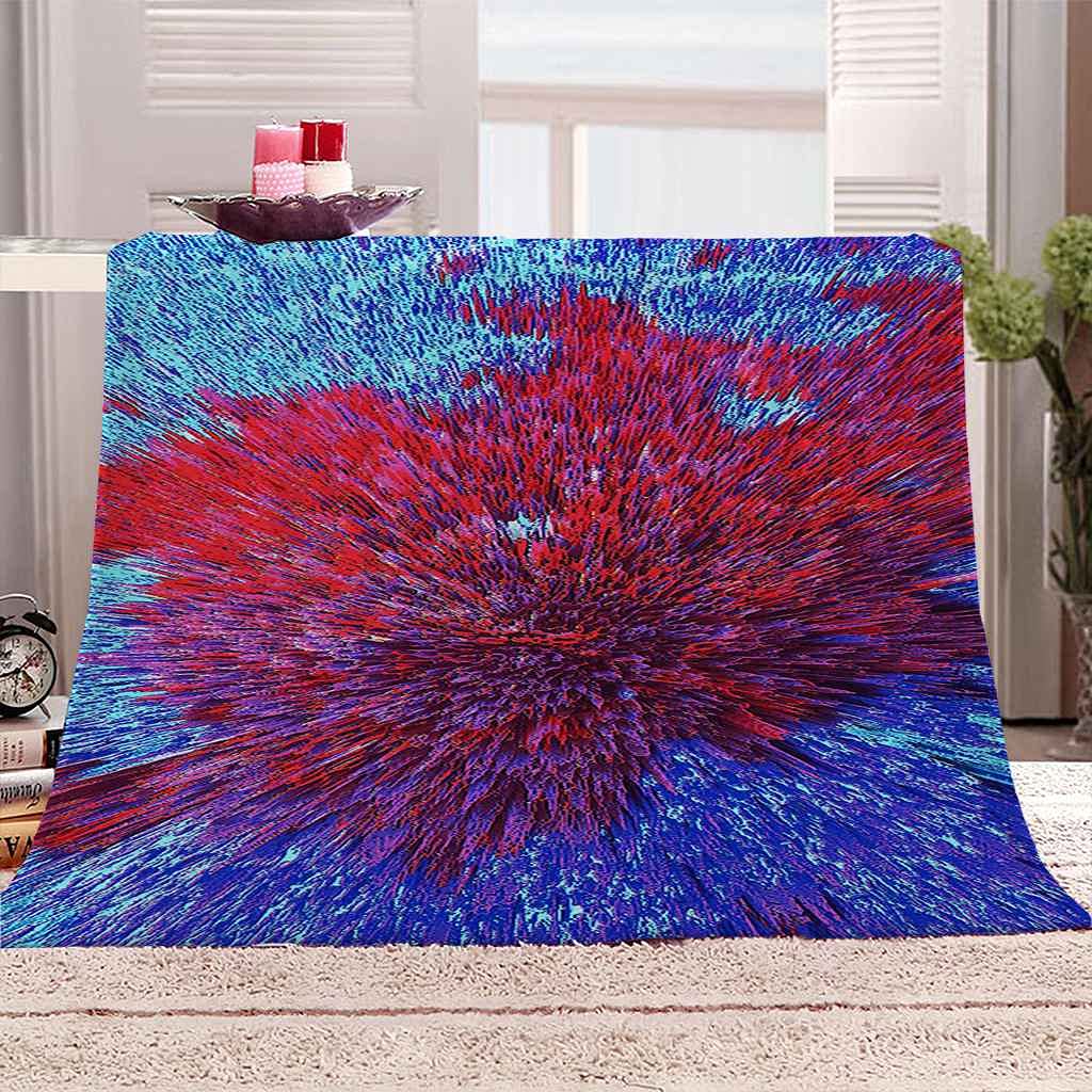 Couverture flanelle rouge pour des soirées cocooning chaleureuses