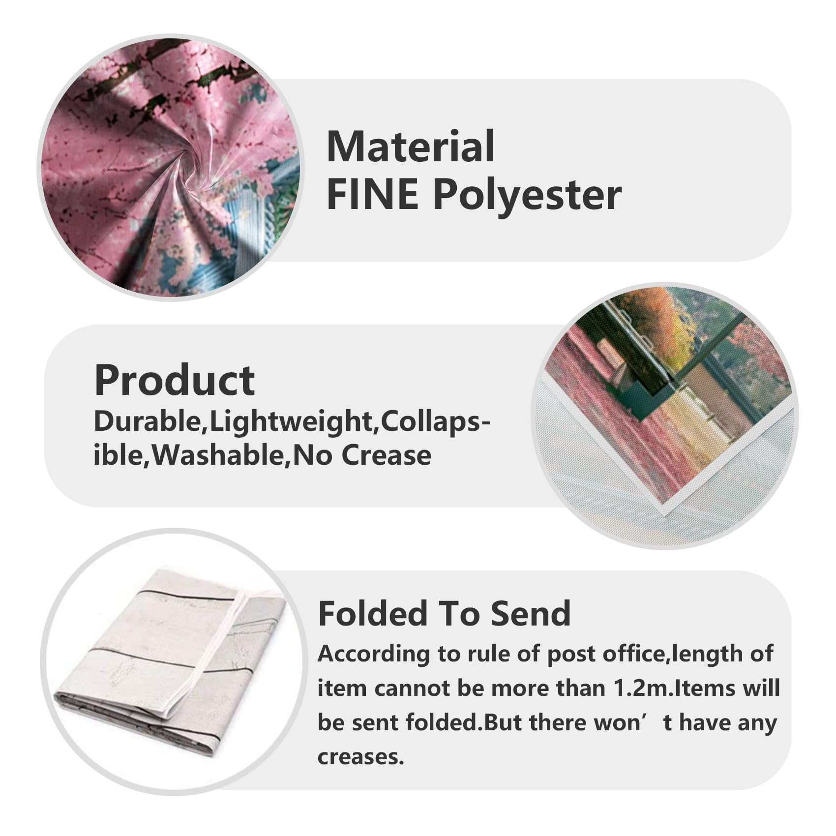 Renaiss 7x5ft Pink Floral Backdrop Romantic Cherry Blossom Blue Sky Sunshine Nature Scenery Polyester Photography Background for Wedding Kids Baby Birthday Party Decor Photo Props: 10x6.5ft WSNWH17693