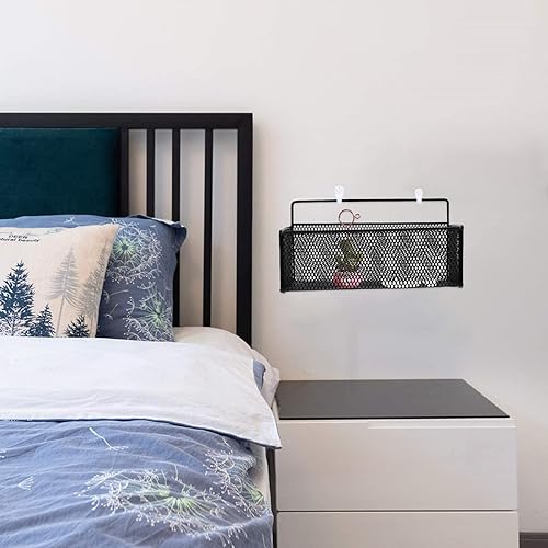 Miniatura 3 de Cesta de metal montada en la pared, cestas de malla de alambre de hierro, cesta colgante para ducha, fruta, verduras, organizador de cocina, cesta