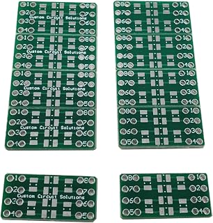 – Highly Configurable SMD Resistor/Capacitor to DIP Adapter Header, Multiple Pin-to-Pin Soldering Options, 0603/0805 Pad Sizes – 10 Pieces